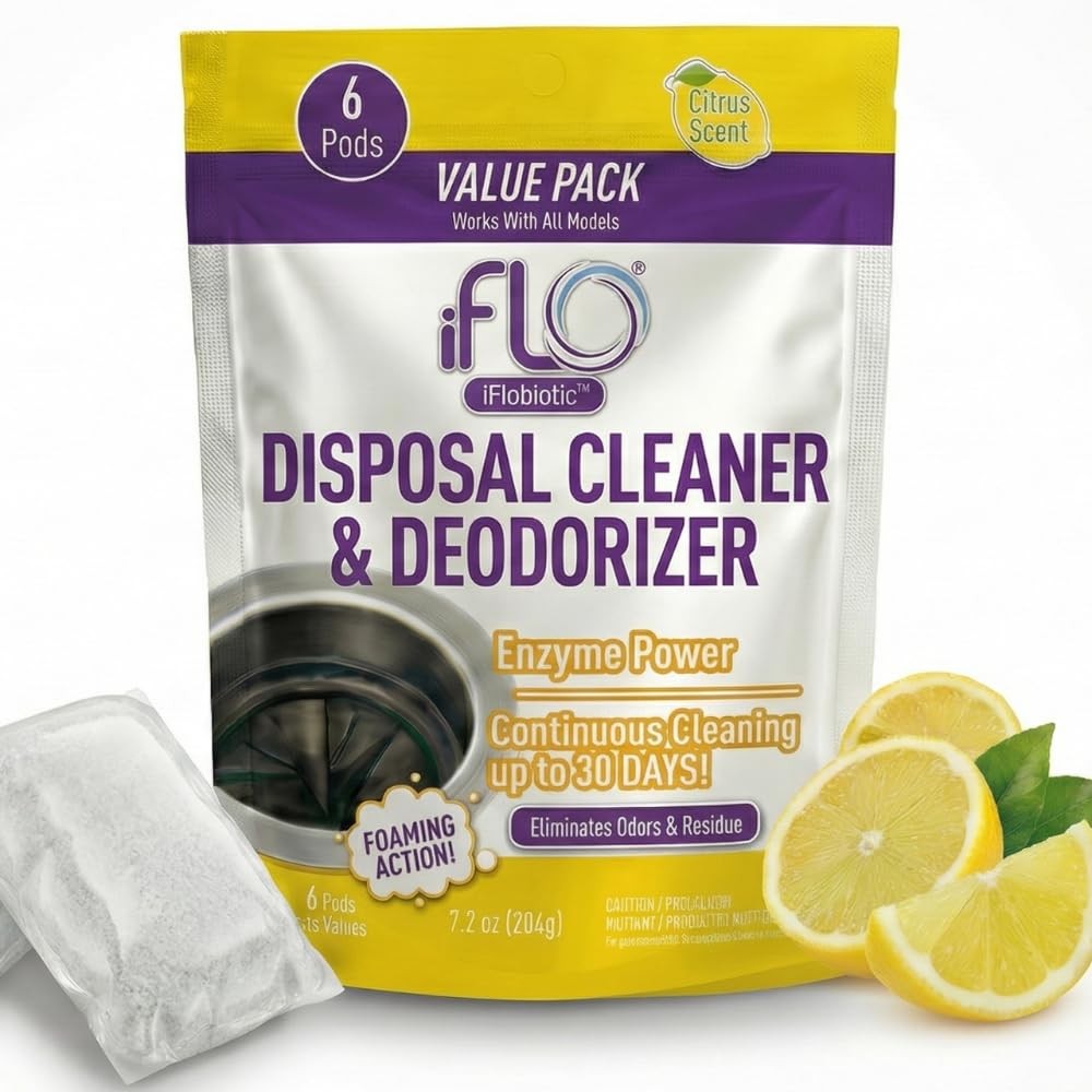 6 PCS Foaming Garbage Disposal Cleaner Pod Biotic Odor Removal Sink Wash