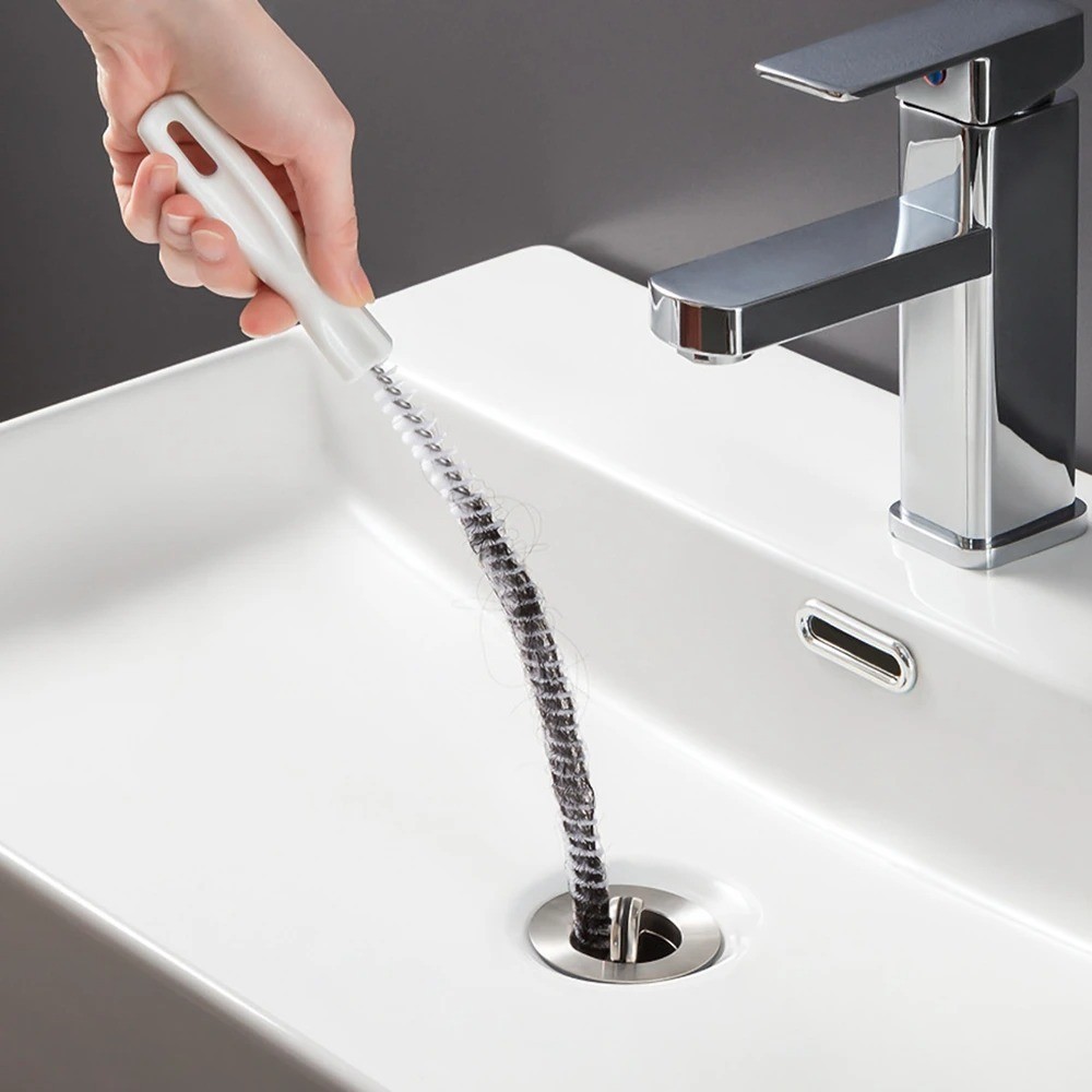 Flexible Drain Cleaner Brush Sink Sewer Hair Clog Remover Bathroom Tool