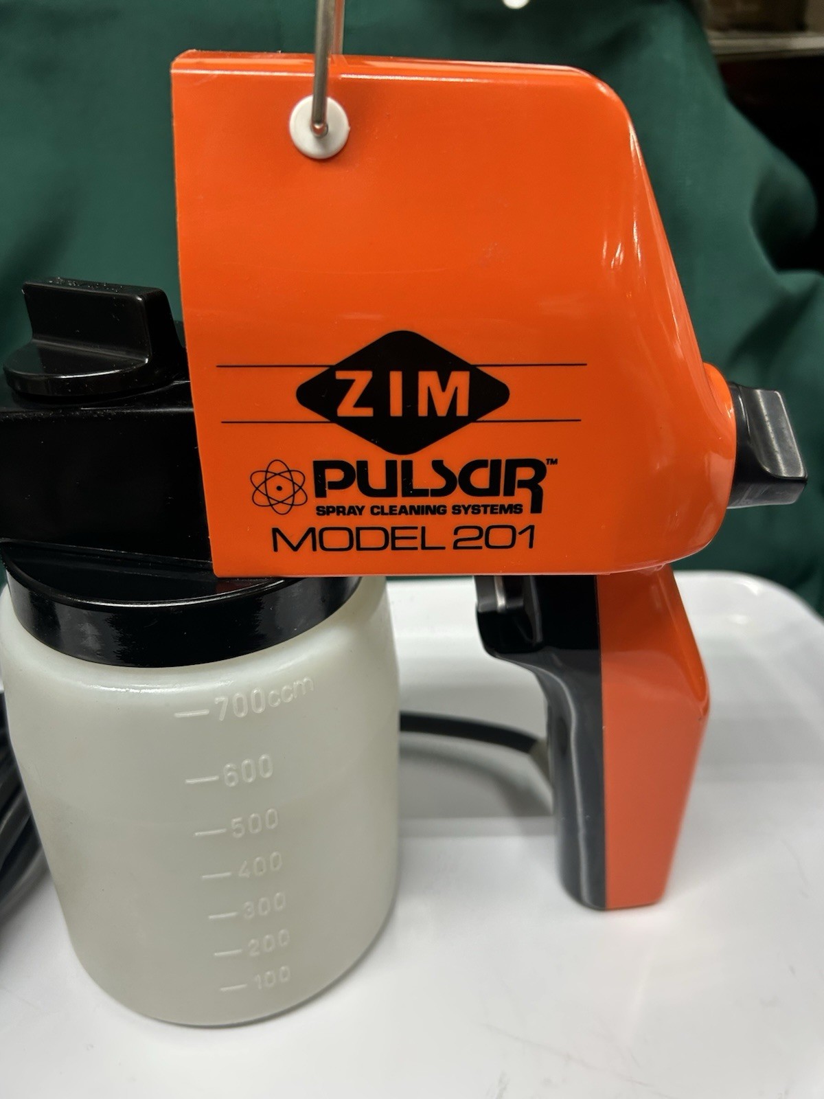 Zim Pulsar # 201 Electric Spray Gun Cleaning System EUC