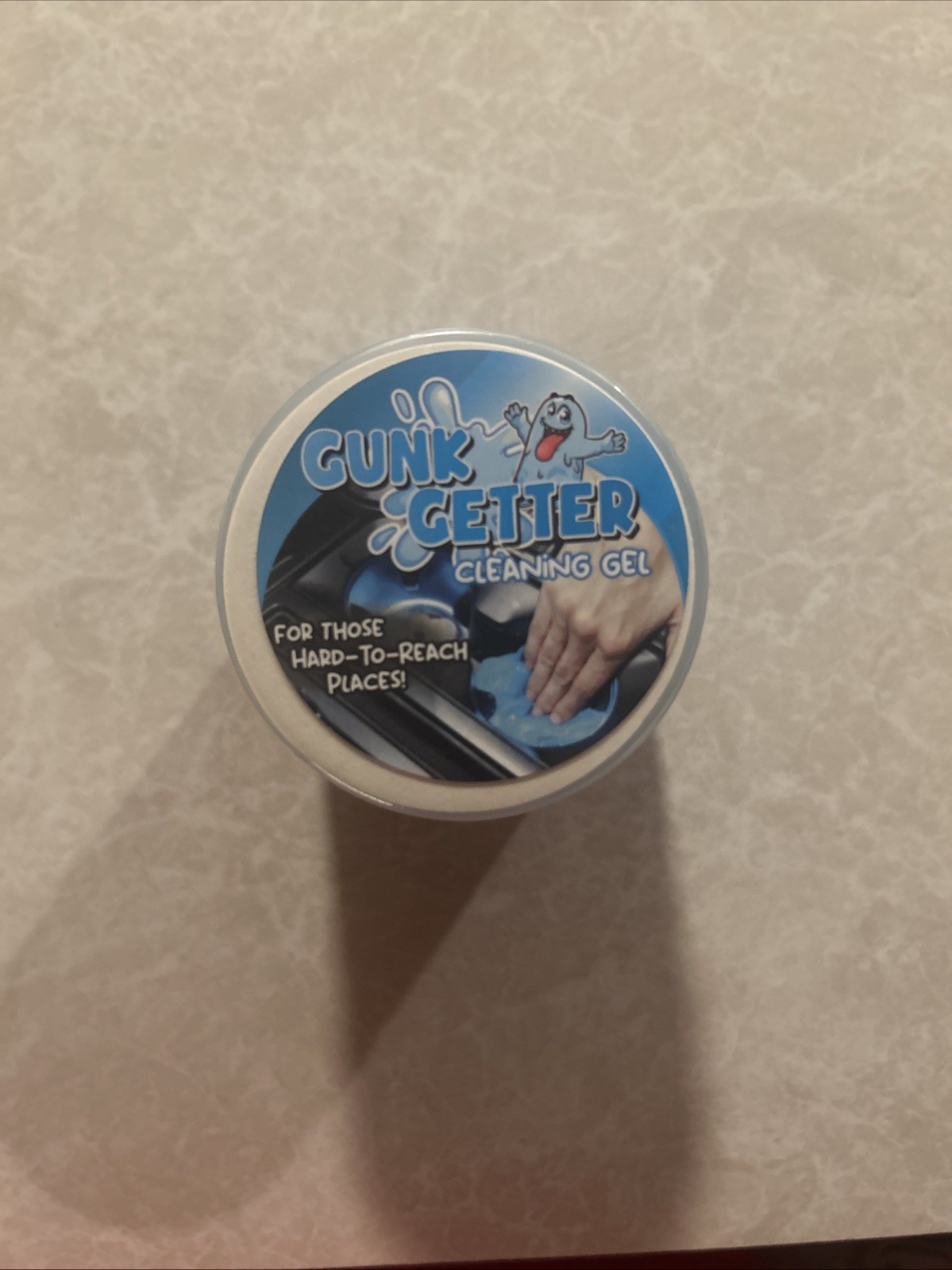 New! Gunk Getter Cleaning Gel, 3 Oz Jar, Hard To Reach Places