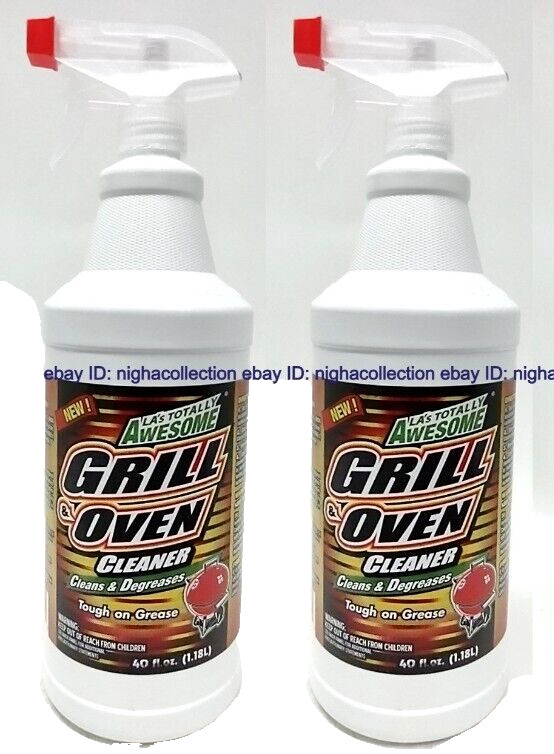 ( Lot 2 ) LA’s Totally Awesome Grill and Oven Spray Cleaner Degreaser New 40ozEa