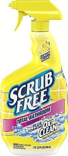 scrub free bathroom cleaner
