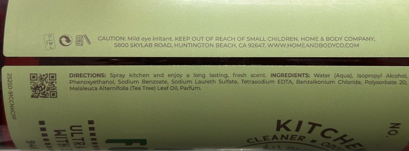 (2-Pack) KITCHEN REFRESHER Ultra Cleaner Odor Eliminator Deodorizer PINE FOREST