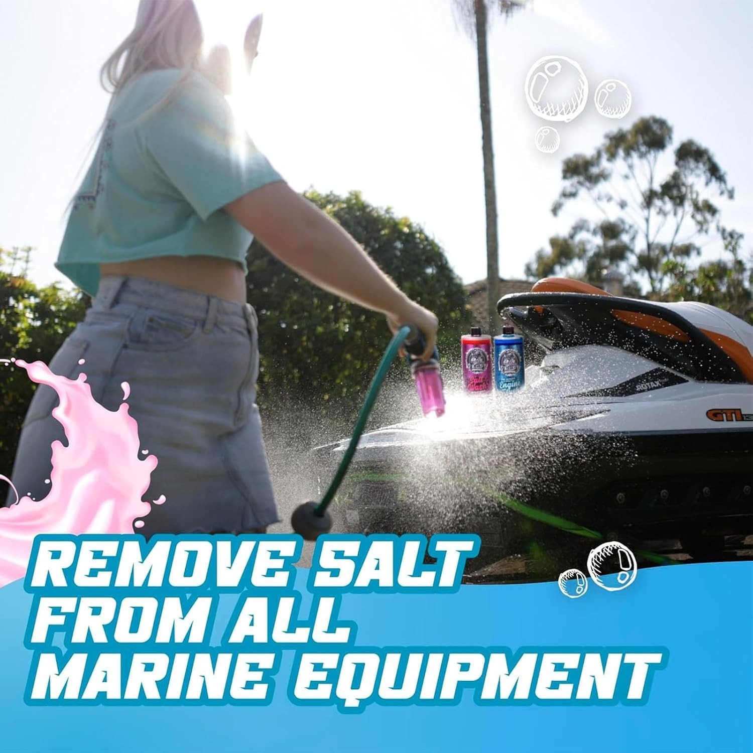 Foaming Salt Remover Wash – Eco-Friendly Cleaner for Boats, Cars, JetSkis