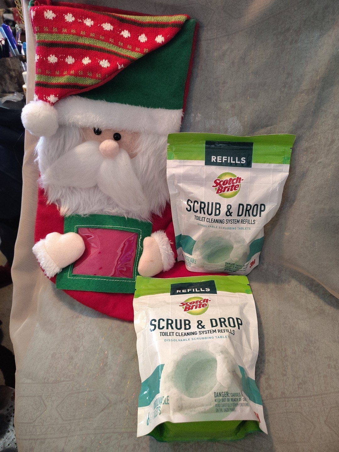 ~ Scotch Brite SCRUB & DROP ~ Toilet Cleaning System Refills 6 Tablets