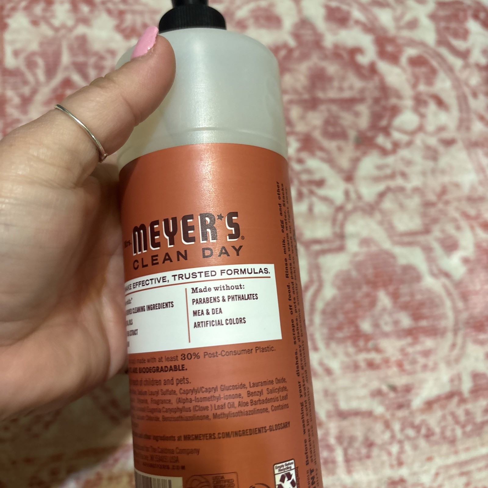 Mrs Meyers Clean Day Dish Soap Fall Leaves 16 fl oz-