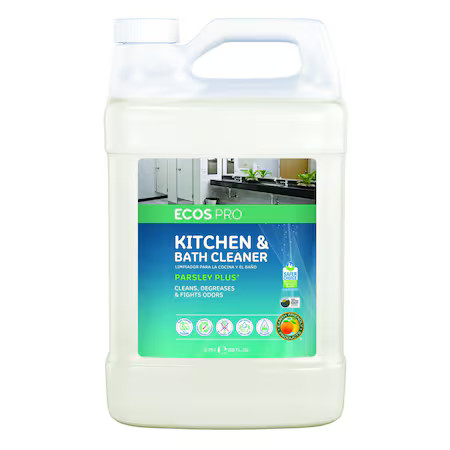 Ecos Pro Pl9746/04 Kitchen And Bathroom Cleaner, Gray, 1 Gal