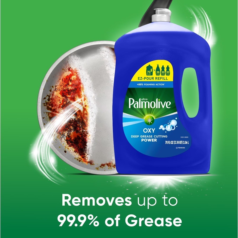 Grease Fighting Liquid Dish Soap Refill 70 fl oz EZ-Pour Bottle