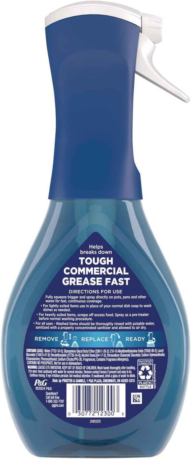 Dawn Heavy Duty Powerwash Commercial Dish Spray, 16 Fl Oz (Pack of 1) Bundled wi