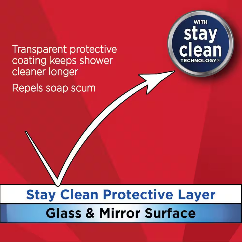 28 Oz. Glass Cleaner Spray for Shower and Mirror (6-Pack)