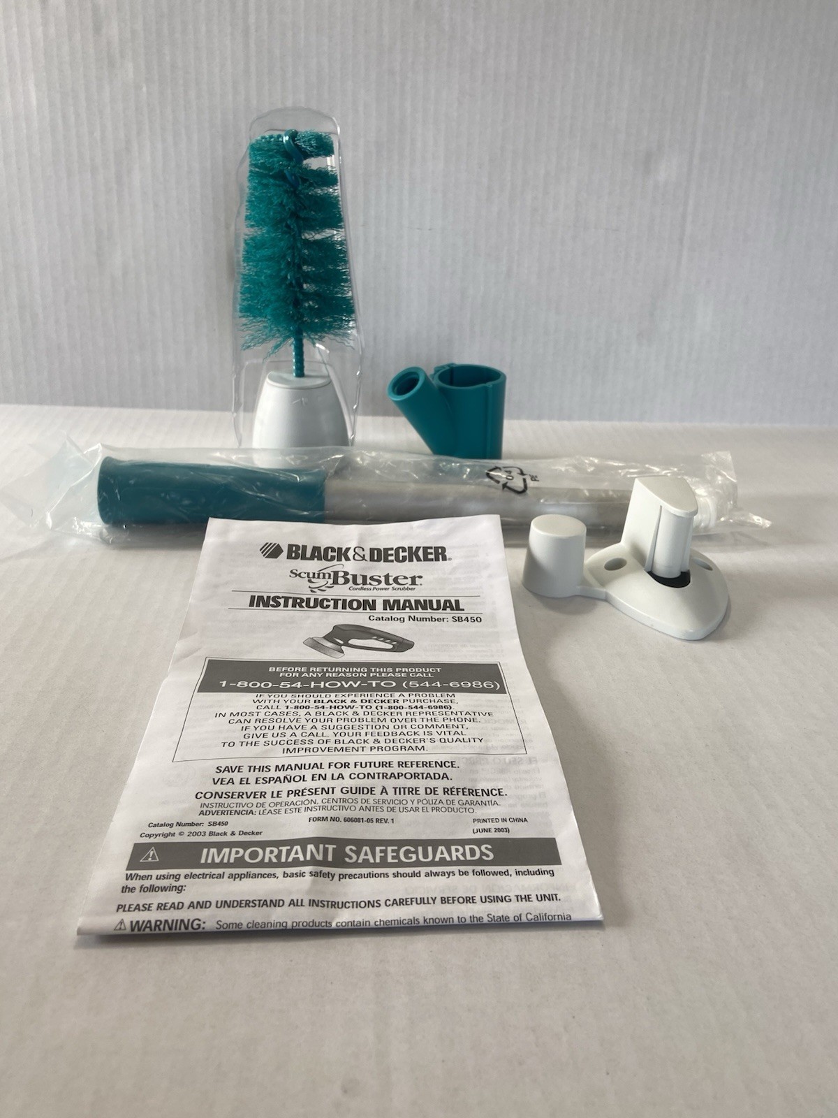 Black & Decker Scumbuster Replacement Attachments. Spiral brush. Extender Handle