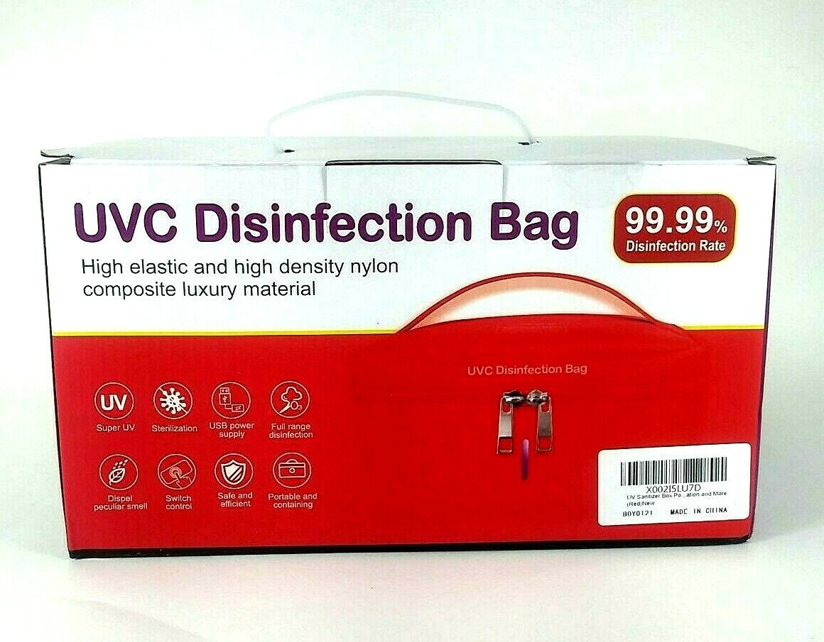 Crealight UVC LED Multi-function Cleaning Bag Light Red