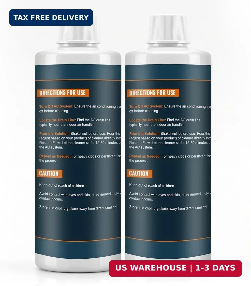 AC Drain Line Cleaner and Unclogger – Air Conditioner Cleaner Prevents Build-Up