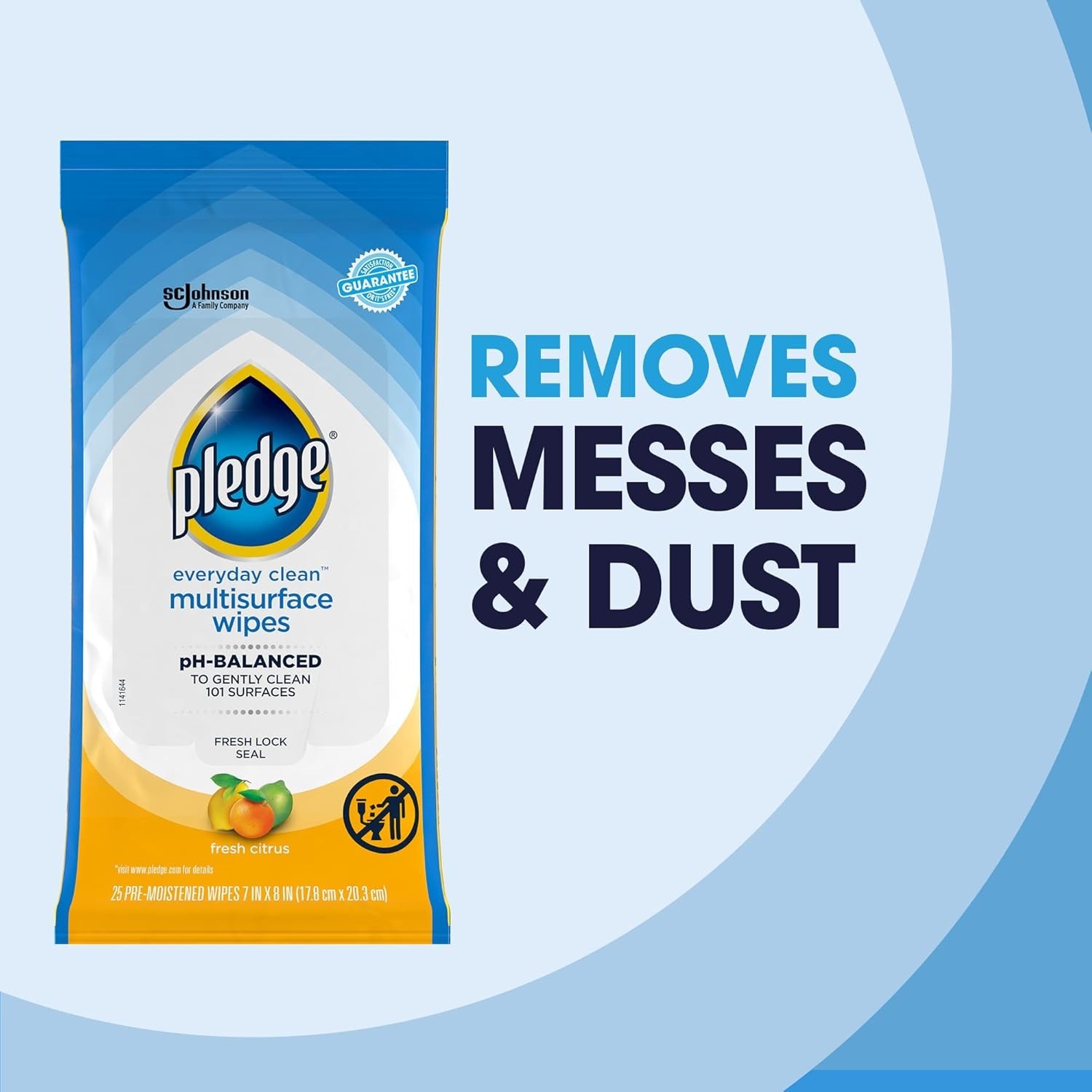 pH-Balanced Cleaning Wipes in Fresh Citrus, 100 Count Pack of 4 Canisters