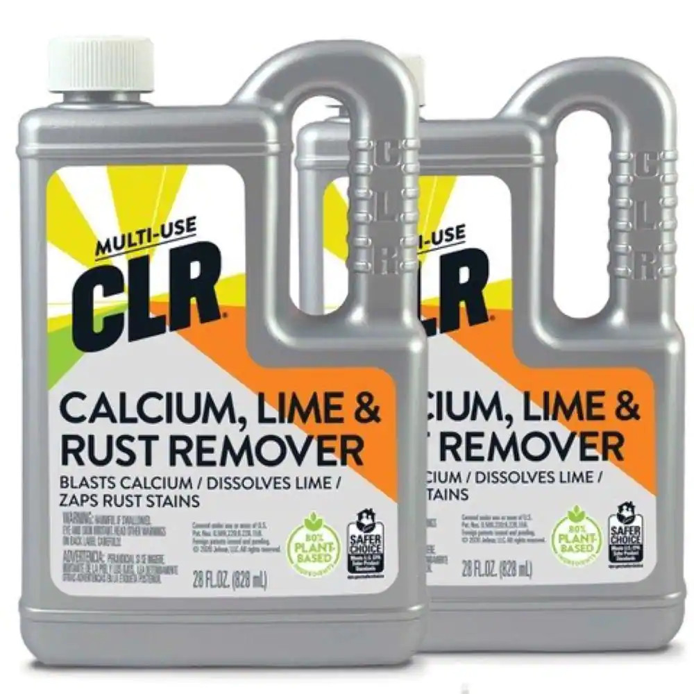 2-Pack Calcium clr Lime Rust Limescale Stain Remover Cleaner 28 Oz.