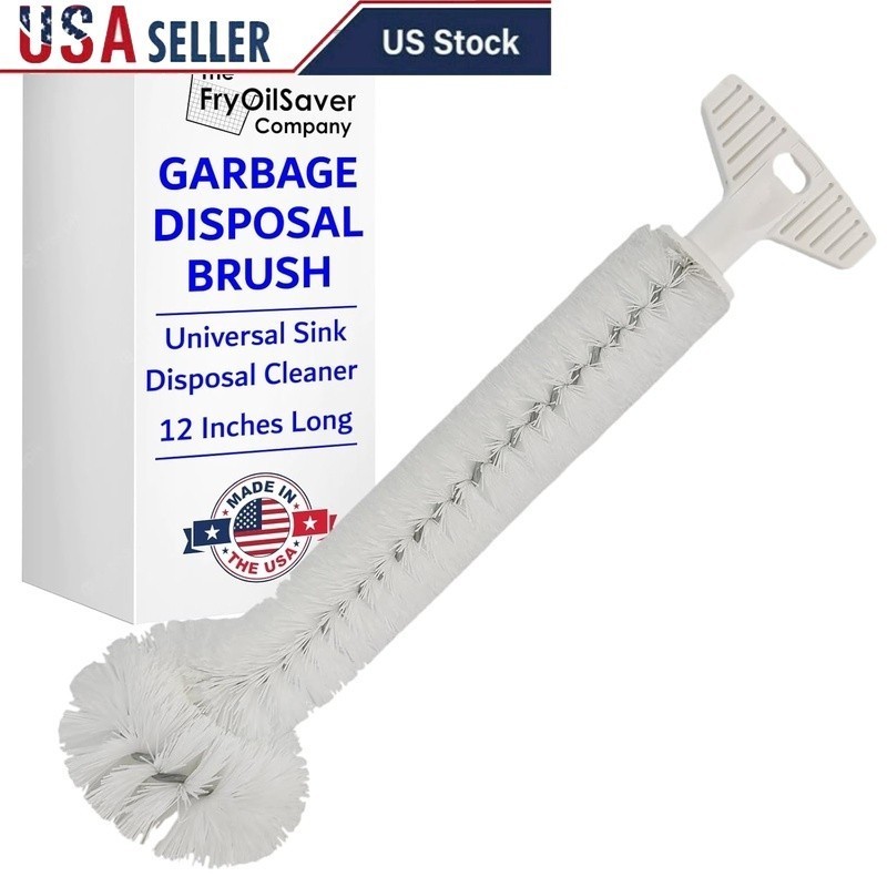 Sink Disposal Brush Cleaner Deep Clean Odors Ergonomic Handle Kitchen Tool New