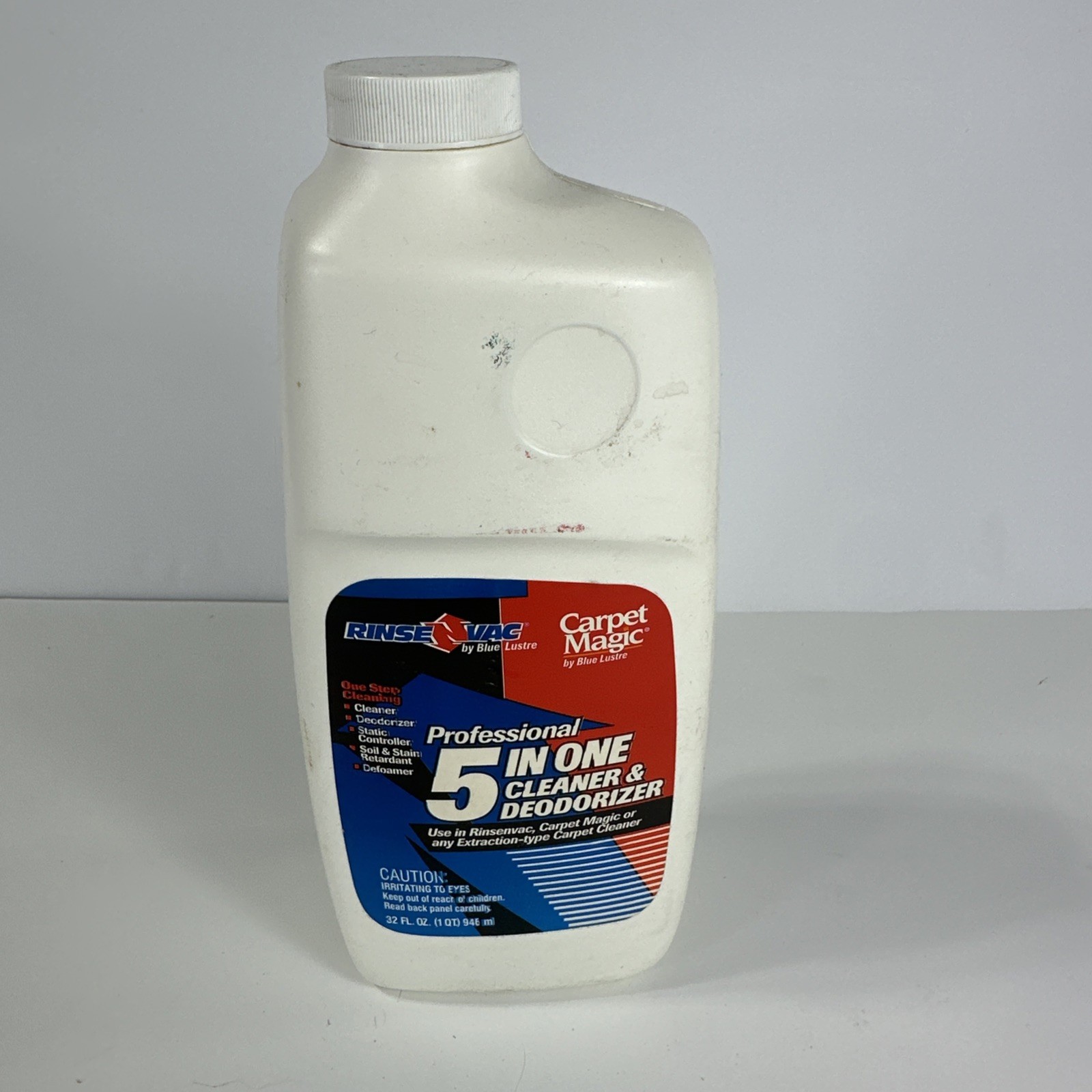 RINSE N VAC CARPET CLEANING 32 FL OZ 5 in 1 Cleaner & Deordorizer Sealed