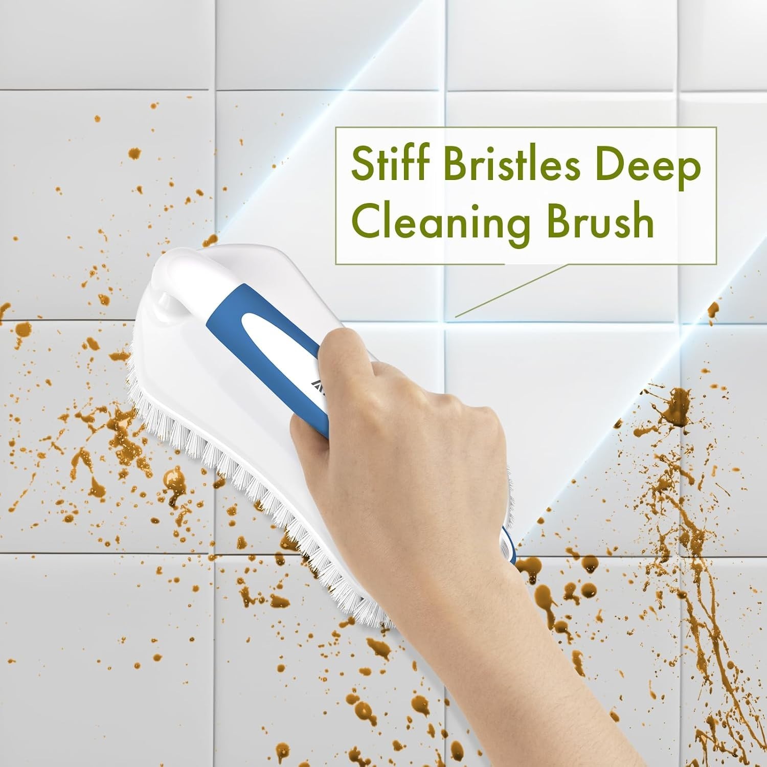 Comfort Grip Scrub Brushes for Home – 2-Pack Durable Cleaner for All Surfaces