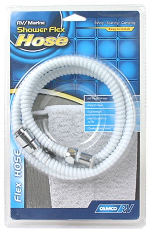 Camco White Shower Head Hose, 60″ (Pk of 2)