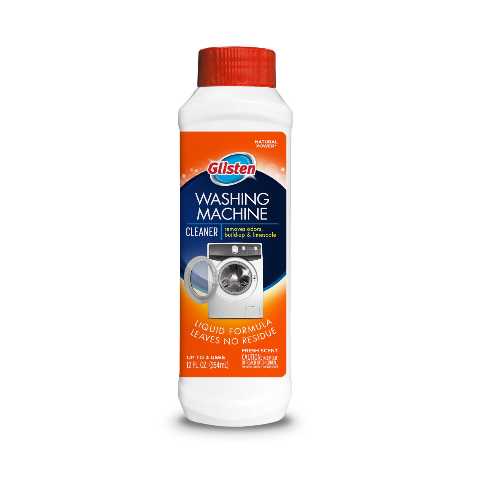 Glisten Washing Machine Cleaner 12 Fl Oz Powerful Odor Remover Deep Clean