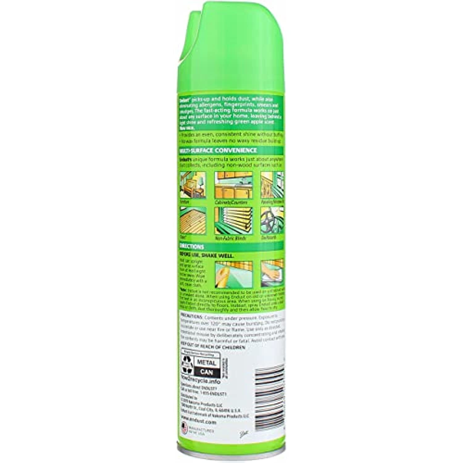 Endust Multi-Surface Dusting and Cleaning Spray, 10 Ounce