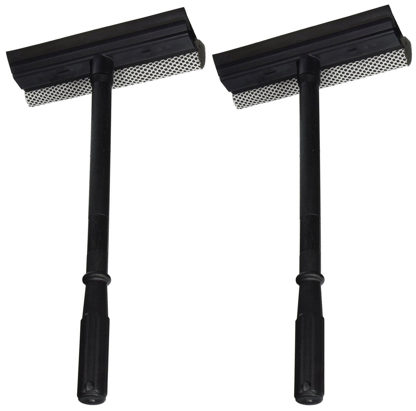 Set of 2 Window and Windshield Cleaning Sponge and Rubber Squeegee!