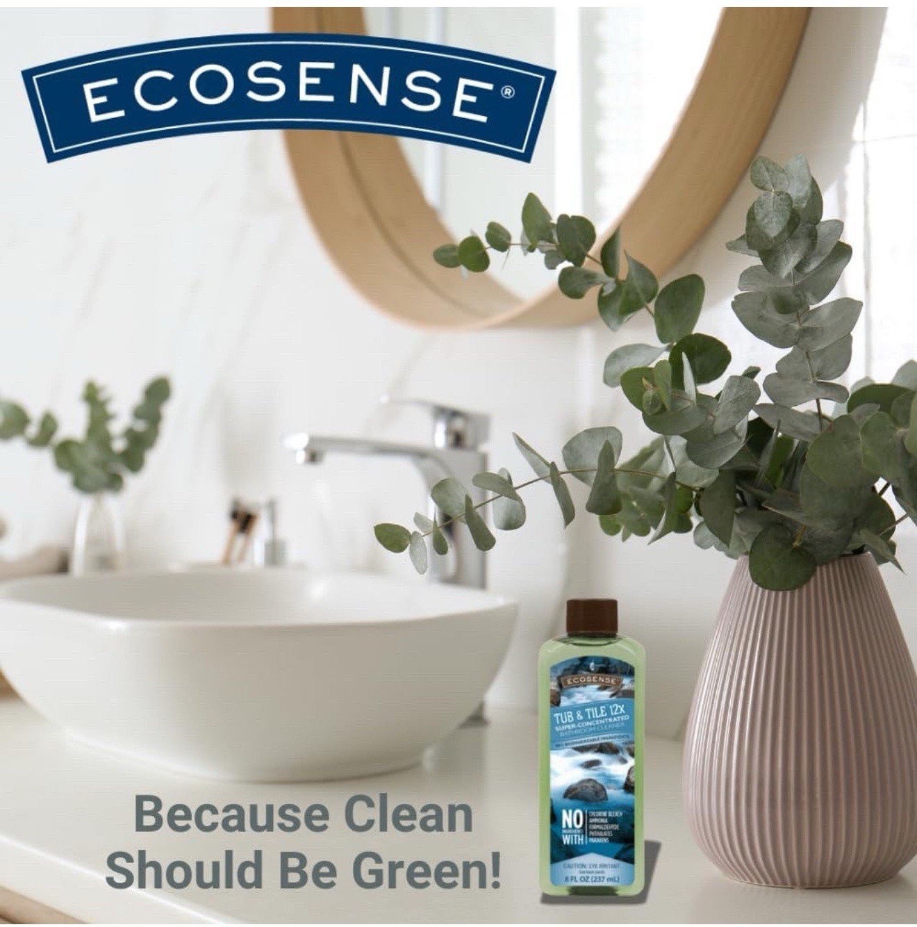 Melaleuca Ecosense TUB & TILE 12x Super Concentrated Bathroom Cleaner & Sprayer