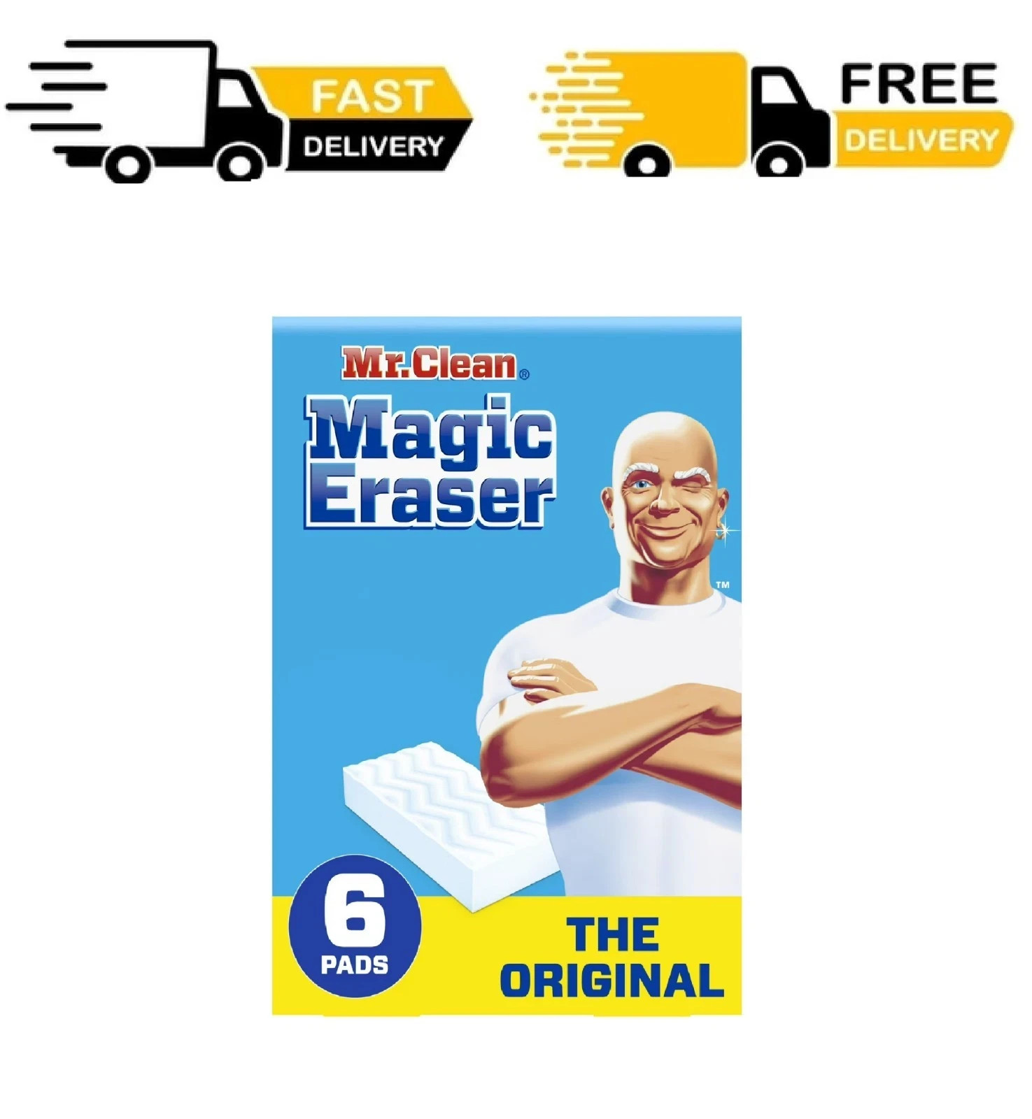 Magic Eraser Sponge (6 Count)