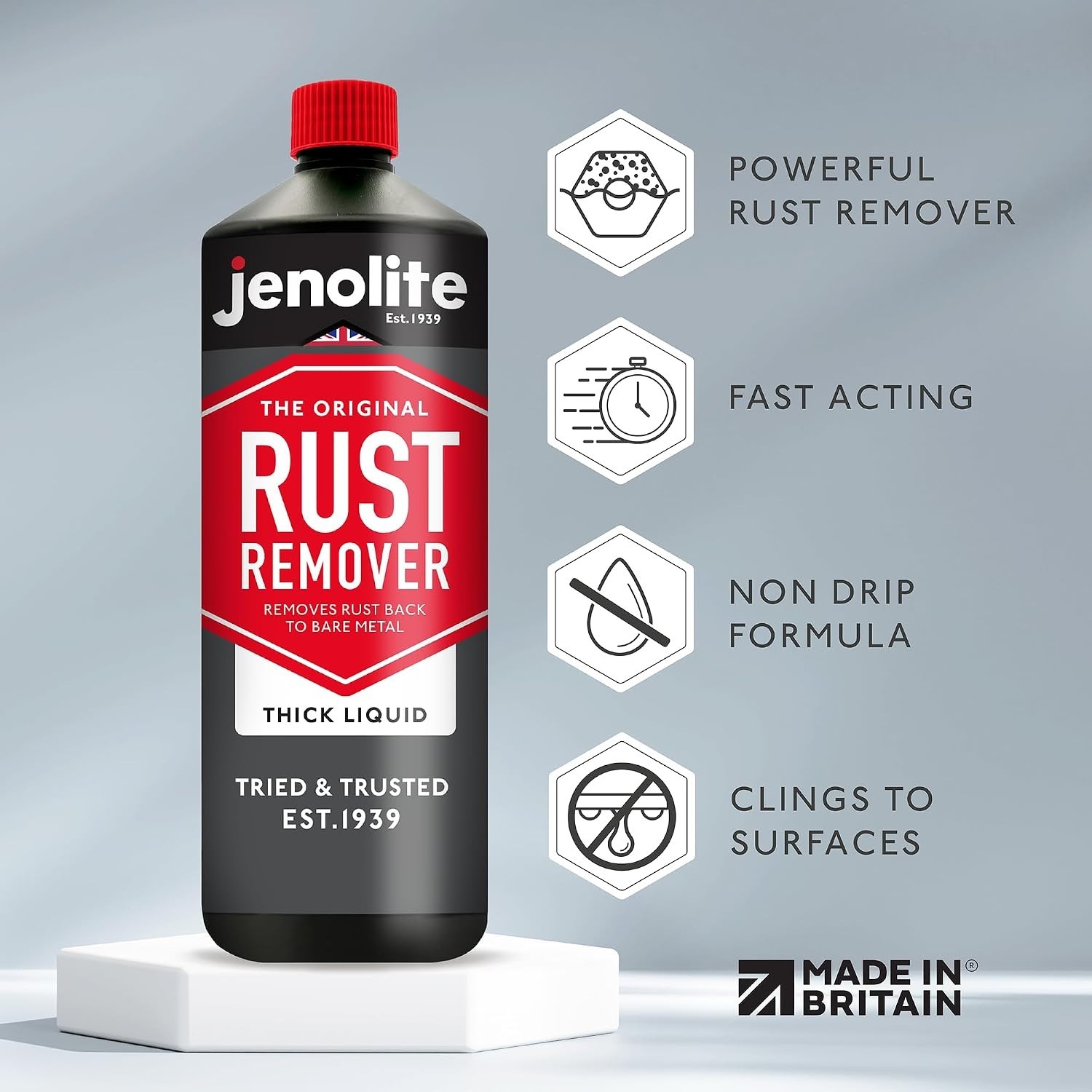 Industrial Strength Rust Remover – 34 oz