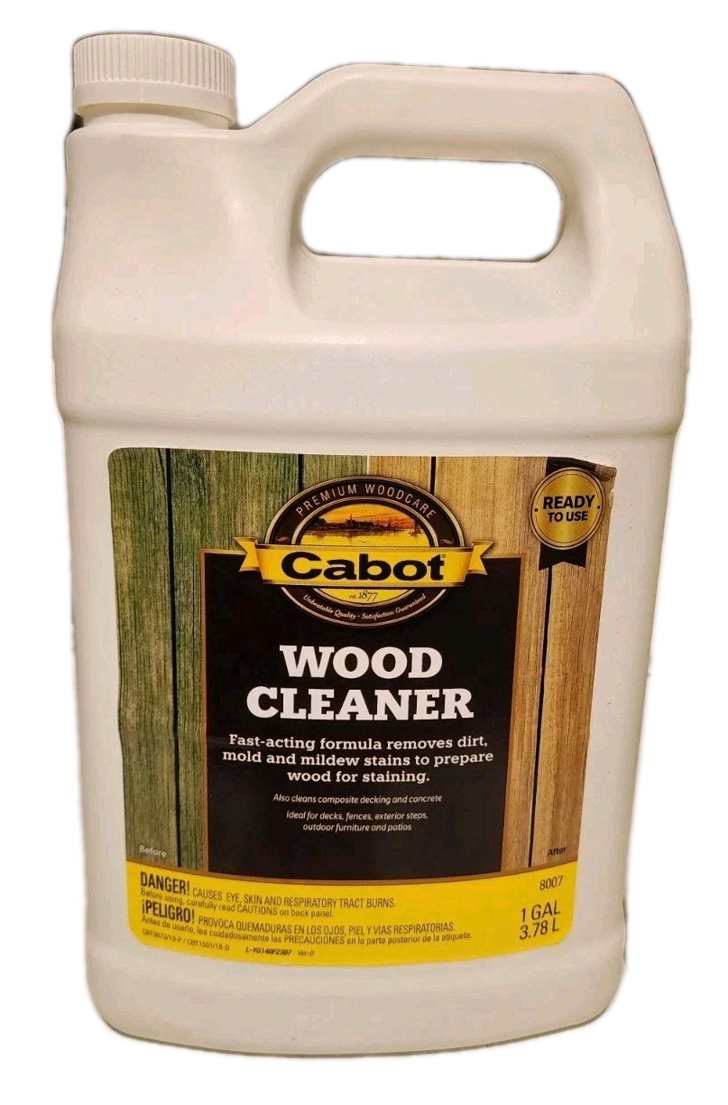 Cabot 8007-07 Wood Cleaner, Gallon Ready-to-Use – Lot of 3for 40!!!