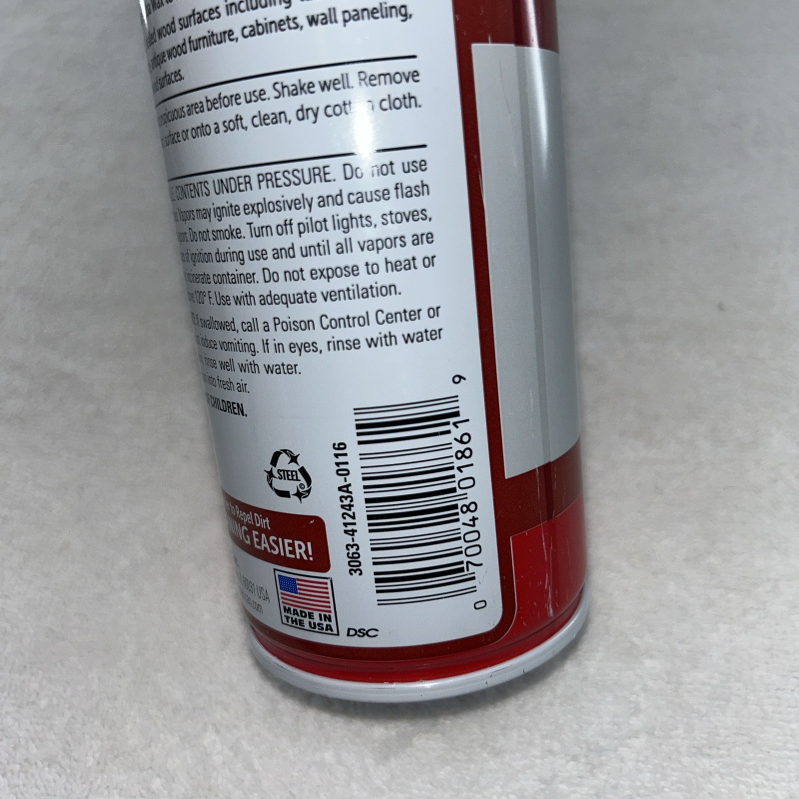 Magic Cabinet & Wood Cleaner Polish Aerosol 17oz Discontinued Made In The USA