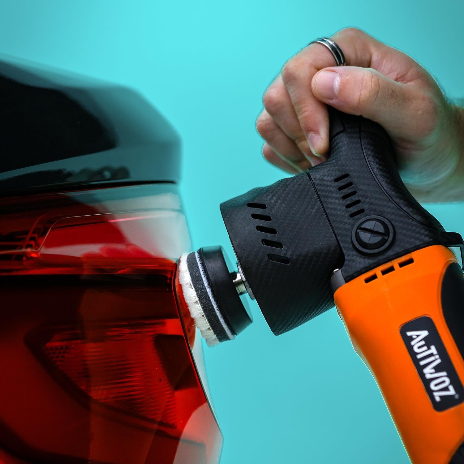 “Mini Polisher 2/3 Inch 630W Random Orbital Car Buffer for Detailing &