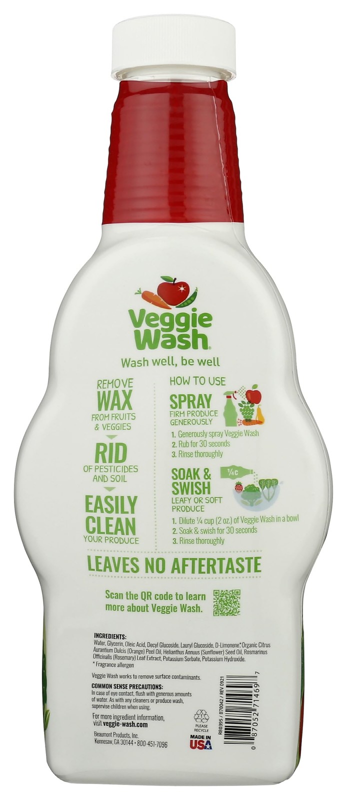 Fruit & Vegetable Wash, 32-Fluid Ounce