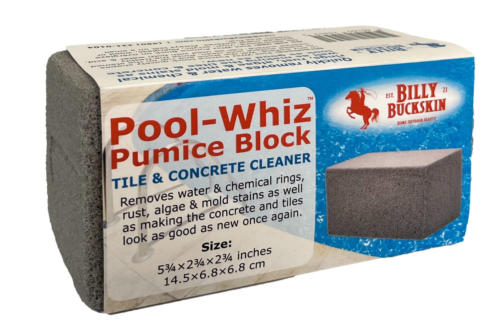 Poolwhiz Pumice Block Pumice Stone For Cleaning Pools Spas & Water Features Pool