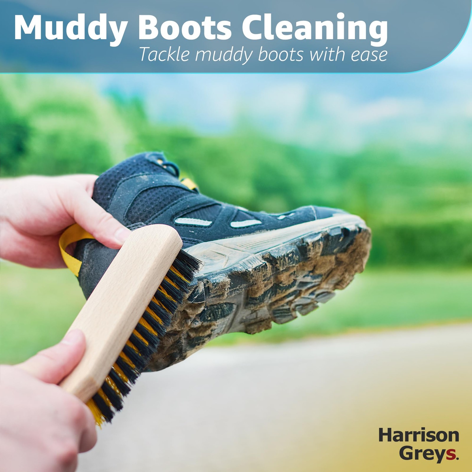 Carpet Cleaning Brush, Scrub Brush with Handle for Floor Mats, Rug Brush, Hea…