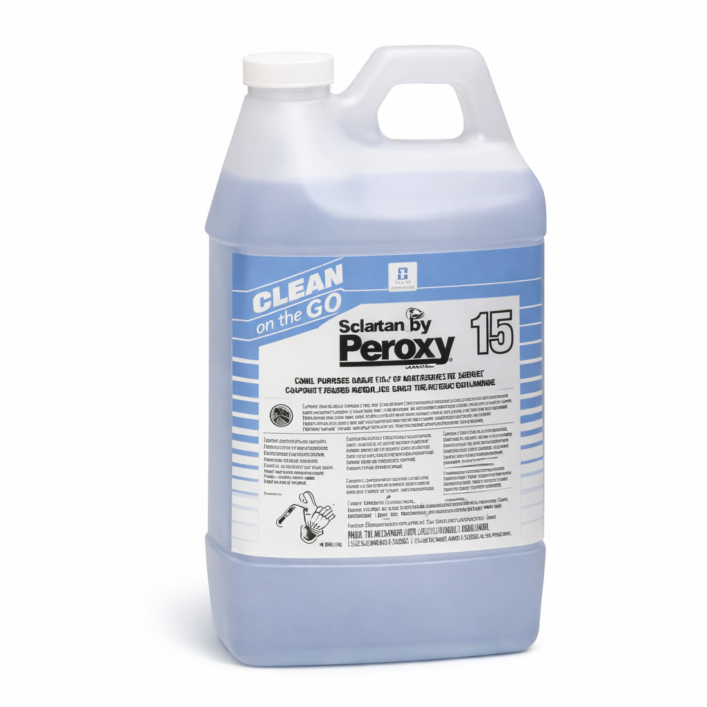 Spartan Clean by Peroxy 2 Liter Spring Rain Cleaner 4 Pack Green Seal