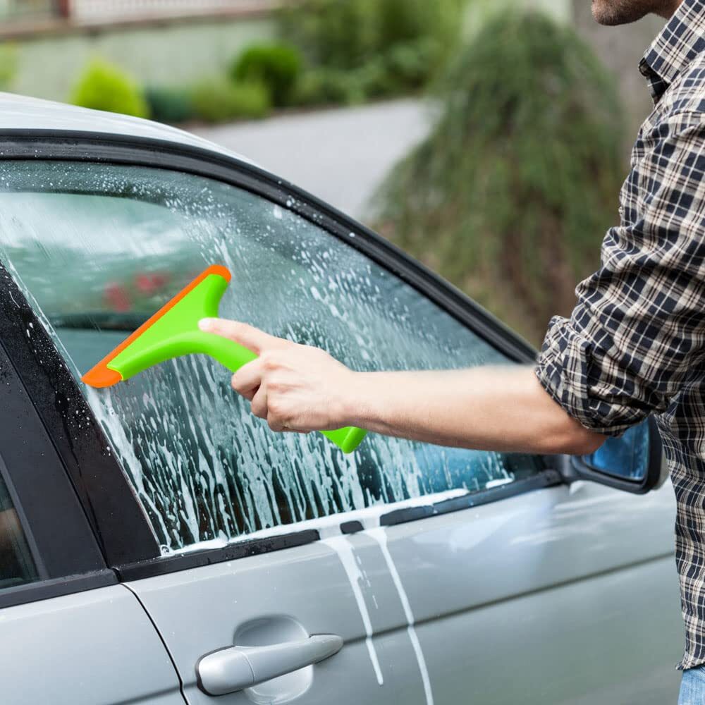 3 Pcs Flexible Silicone Squeegee 5.9 Blade Window Squeegee Shower Squeegee For