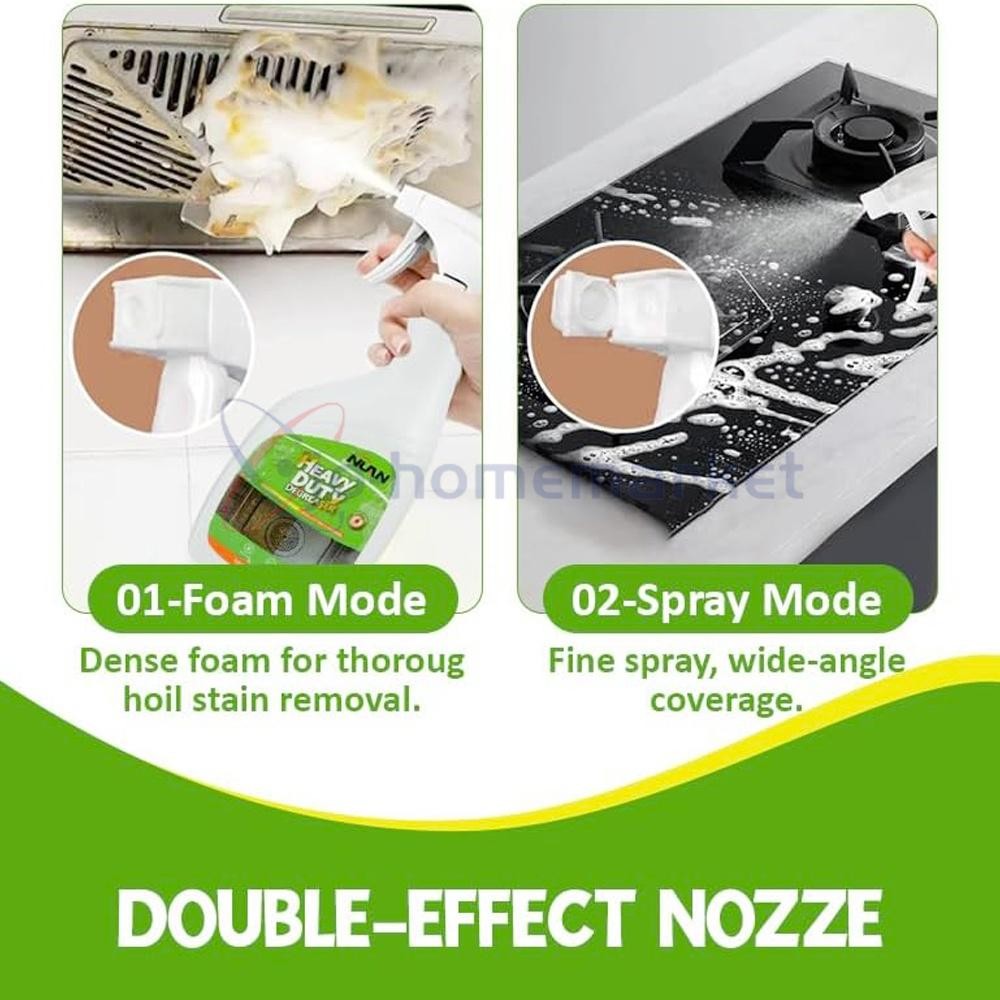1/2pcs 500ML Heavy Duty Degreaser Kitchen Cleaner, Cleaning Spray for Home Chefs
