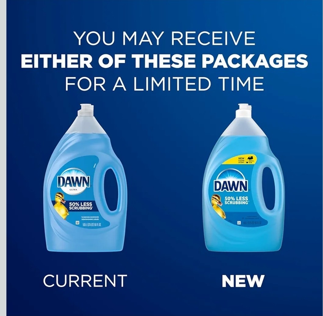 Lot Of 2 Dawn 56oz x2 Ultra Dishwashing Liquid, Original Scent 4 Bottles Total