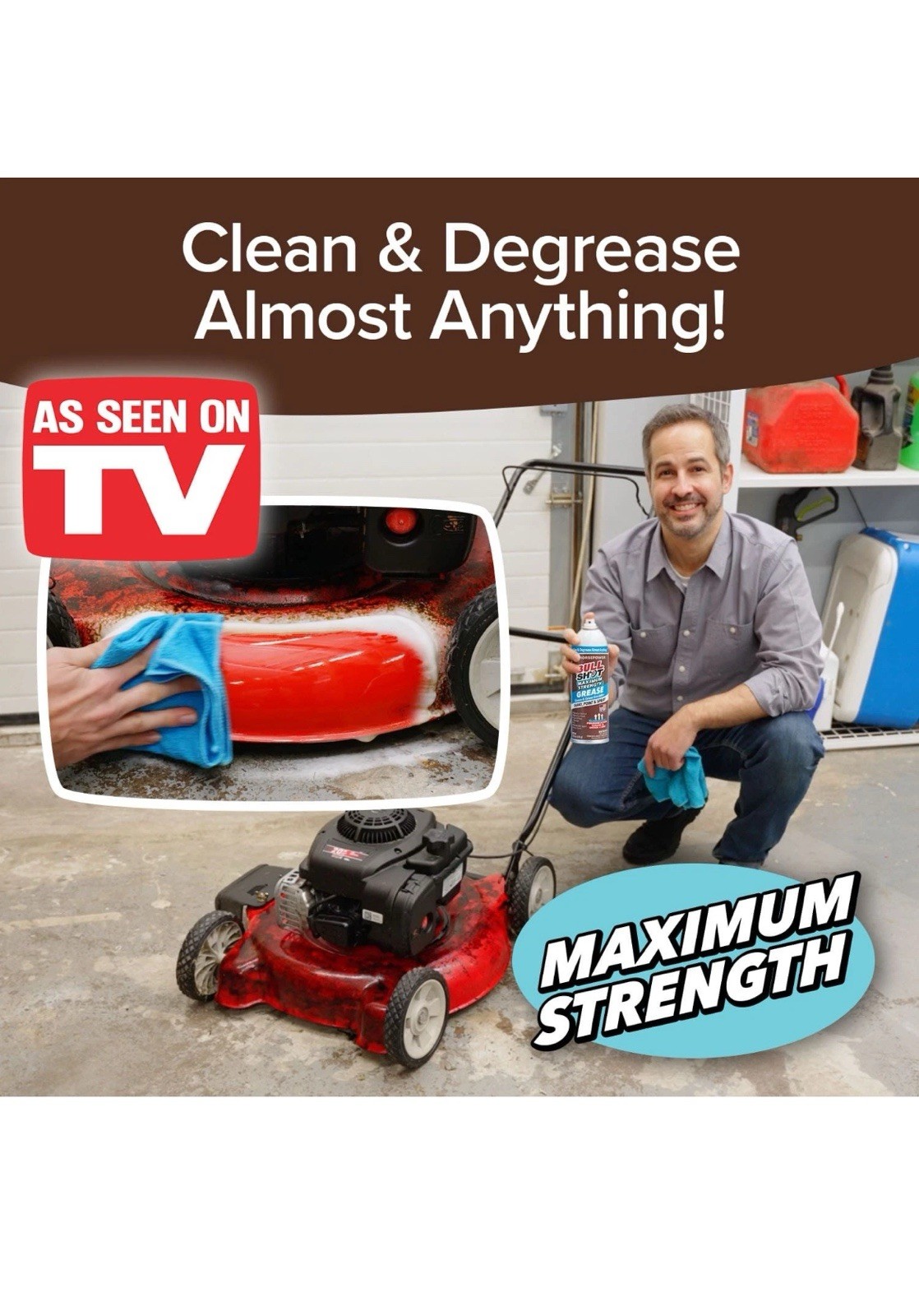 Bull Shot Grease by Horsepower Cleans Baked On Food Makers Crayons Oil Glue USA