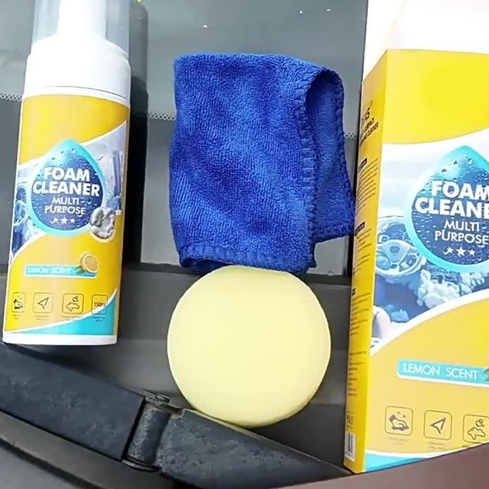 4-in-1 Multi-Enzyme Foam Cleaner, Deep Cleaning Spray for Car Kitchen Bathroom