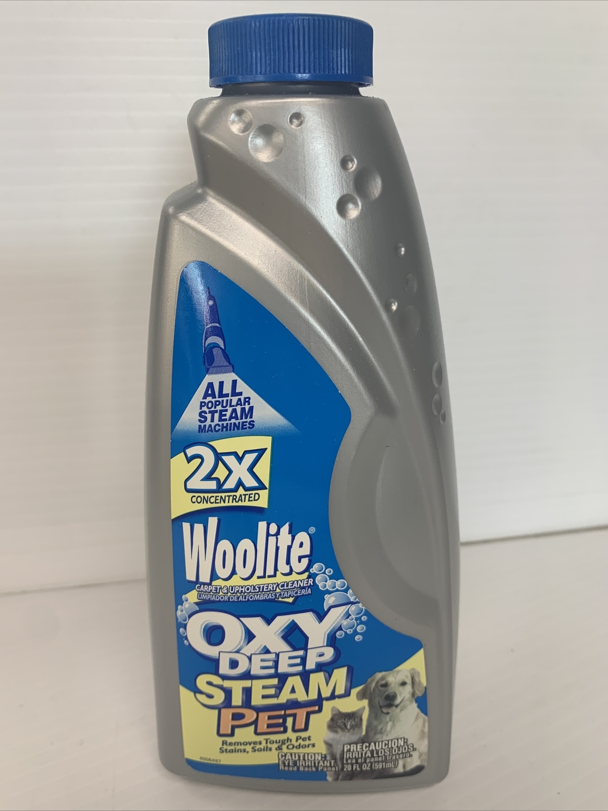 Woolite 2X Oxy Deep Steam Pet Carpet Cleaner 20 Ounces Concentrate, Makes 10 Gal