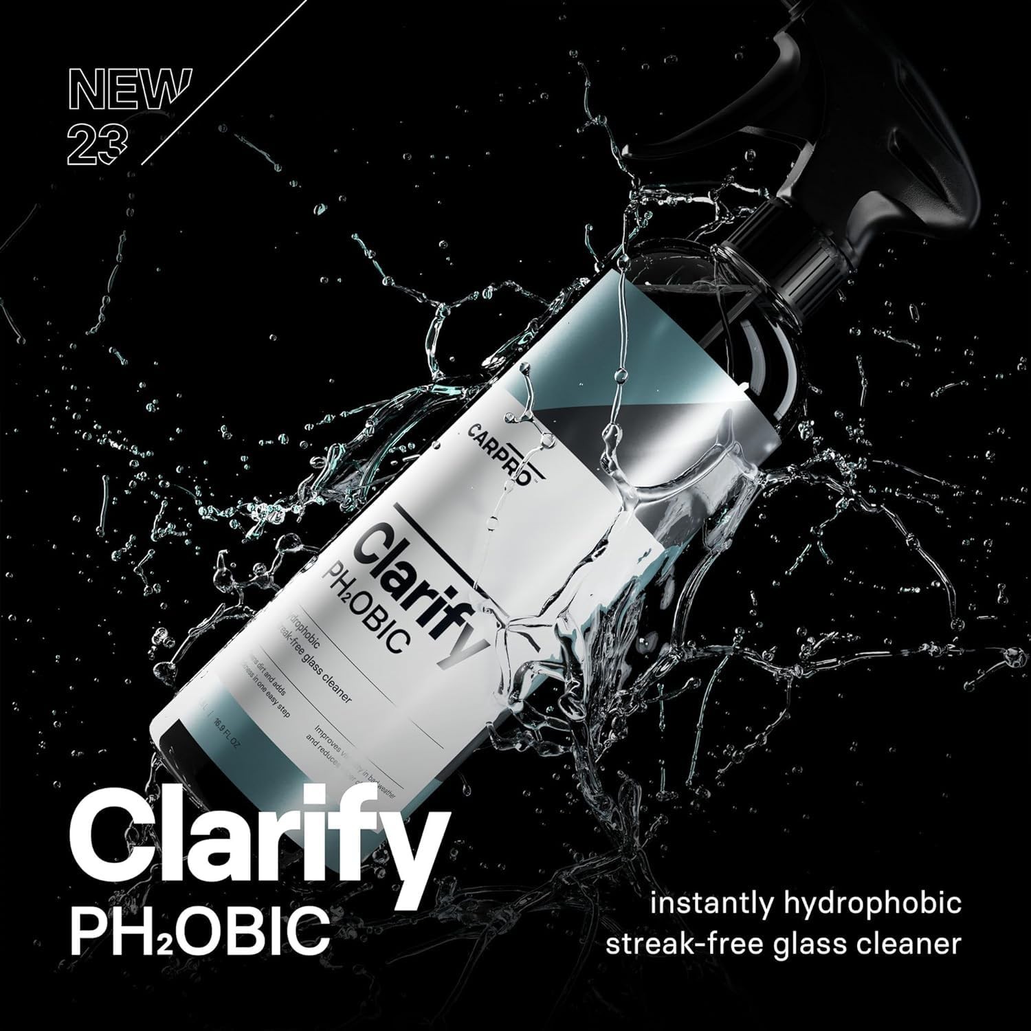 CARPRO Clarify PH₂OBIC- Glass Cleaner & Sealant, Streak-Free and Rain Repelle…