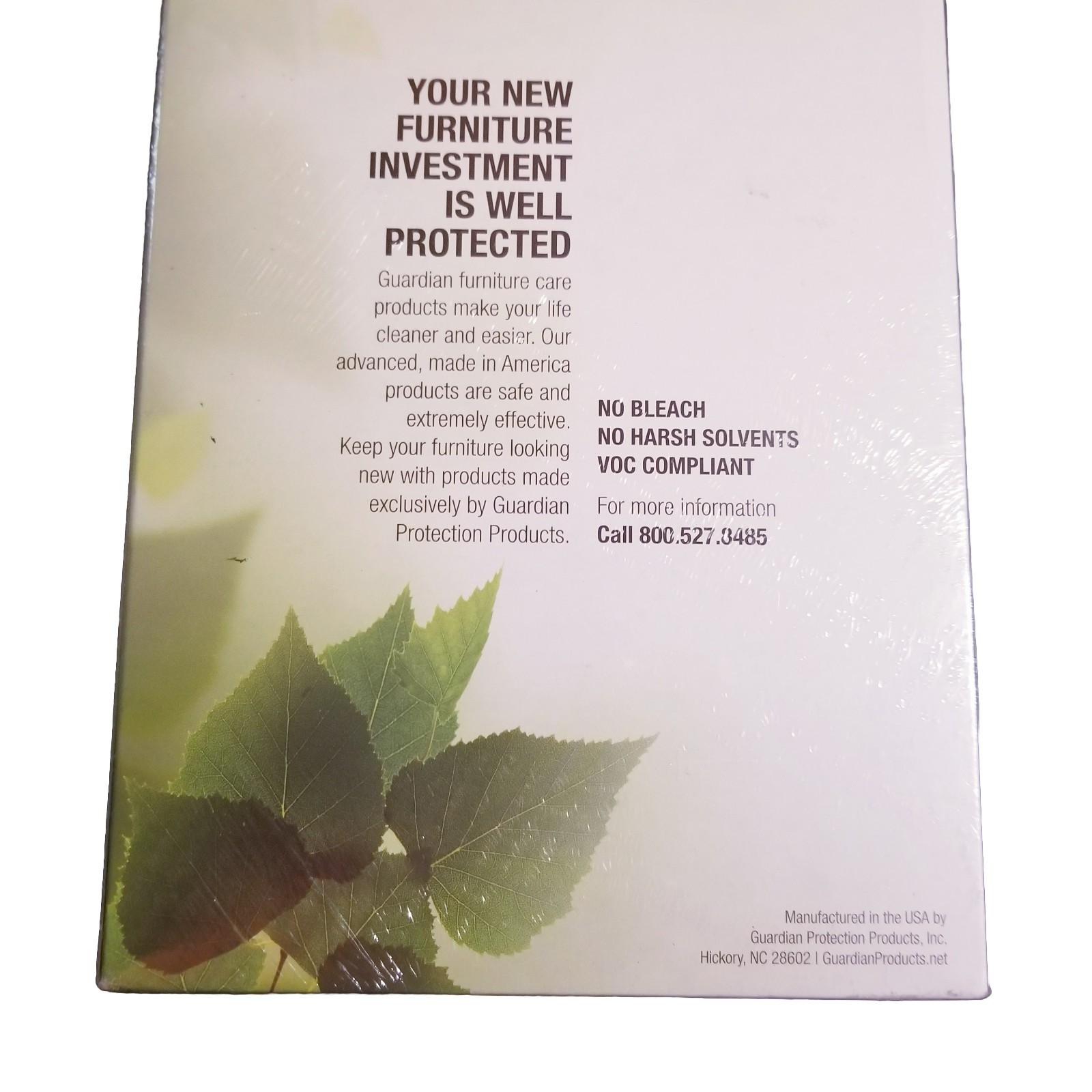 GUARDIAN Protection Products – 1 Plan Furniture Care Kit NEW IN PACKAGE SEALED