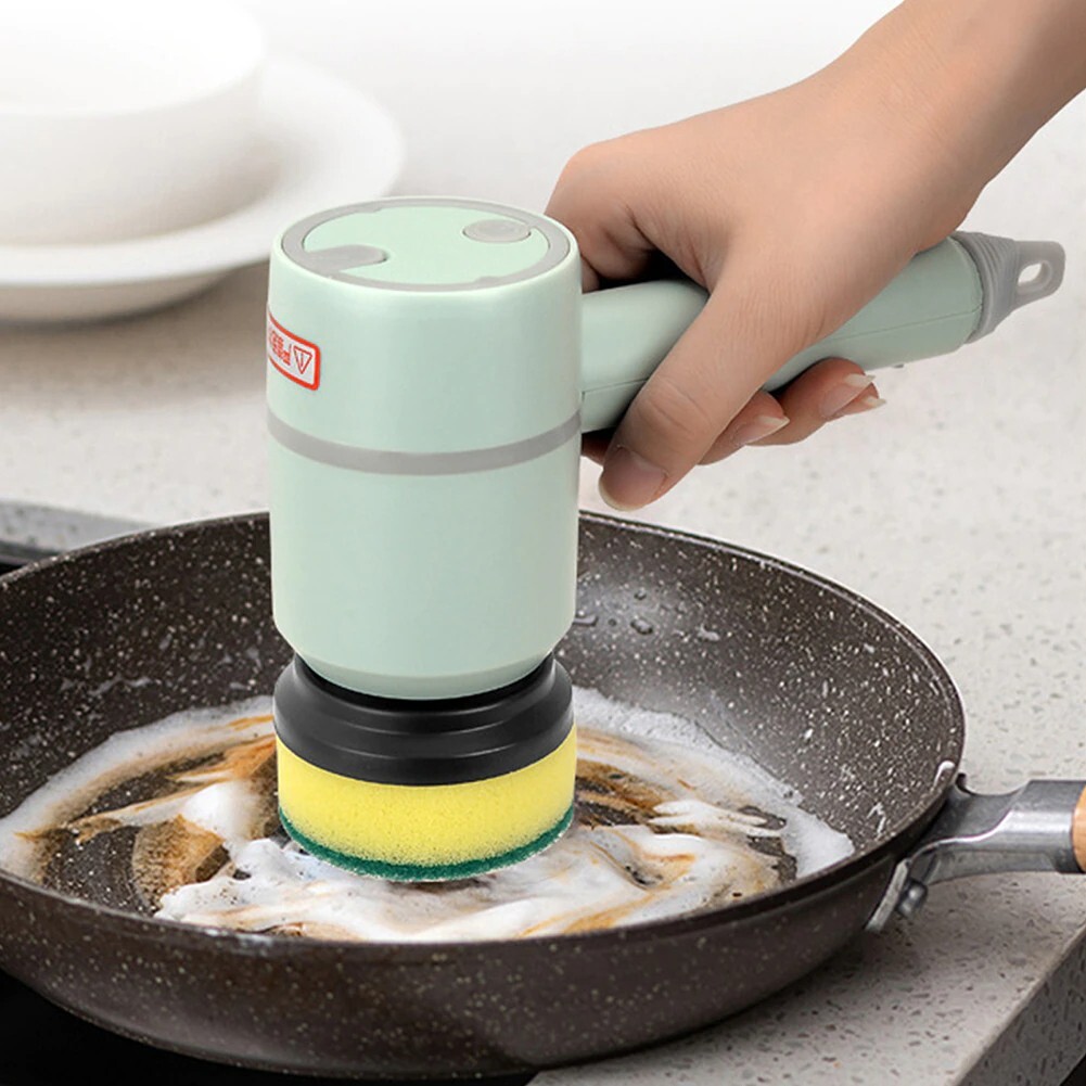 Electric Spin Scrubber Cordless Cleaning Brush clean Bathroom/Car/Kitchen