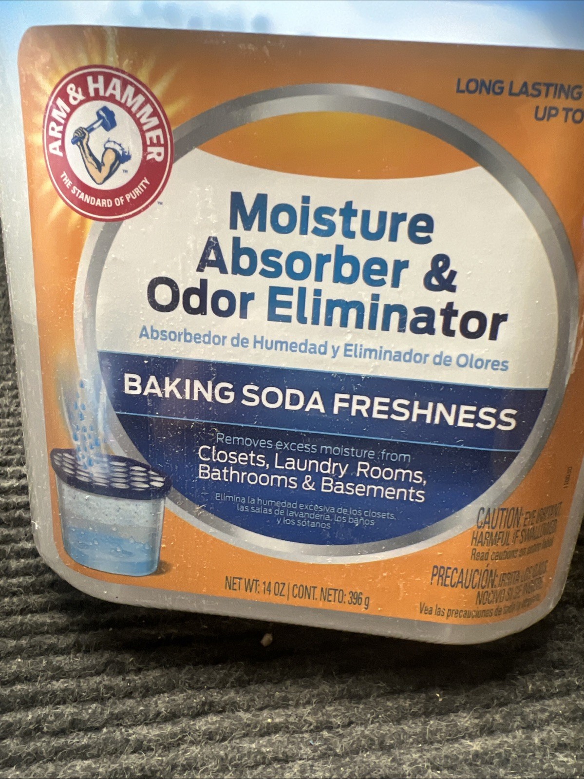 Lot of 2 Arm and Hammer 14 oz. Refillable Moisture Absorber
