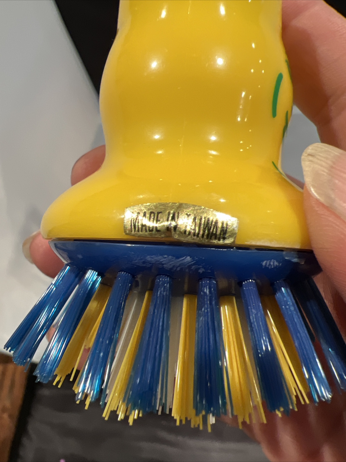 Mr. Scrub Refillable Pan Cleaner Scrubber Vintage Red Hat Yellow Face Taiwan