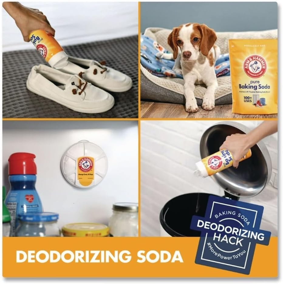 Arm & Hammer Fridge Fresh Baking Soda Disc, Refrigerator Air Filter