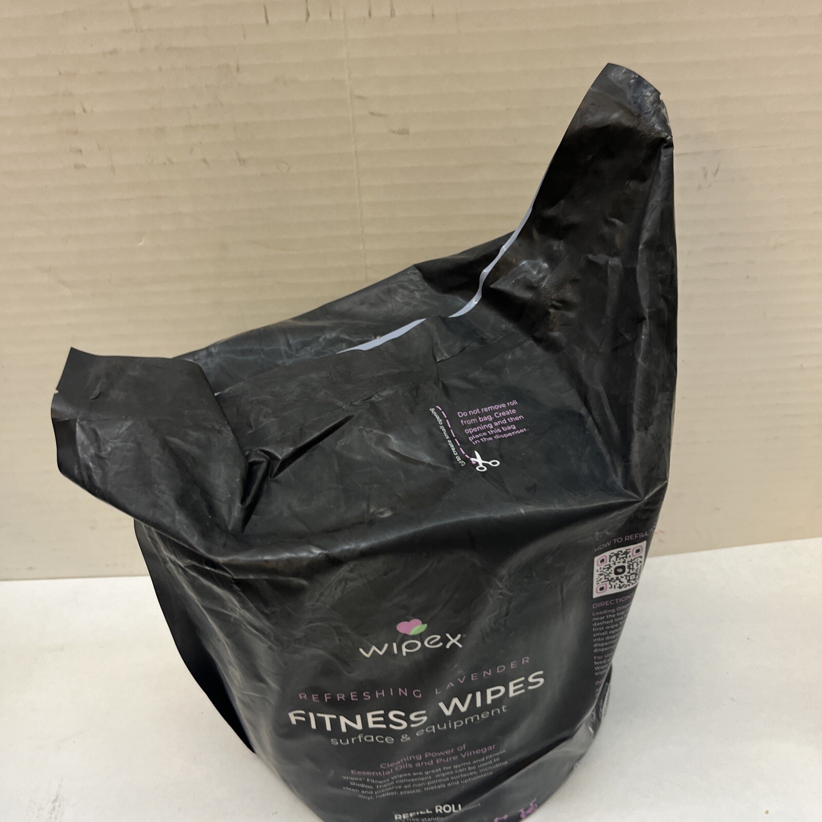 Wipex Gym & Fitness Wipes Refill Pack 700 Large Natural Wipes with Vinegar & Lem