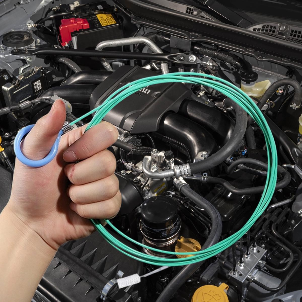 Car Drainage Hole Cleaning Brush Set 5pcs PVC Flexible Wire for Sunroof